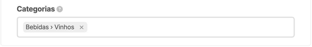 Categorias a incluir ou excluir na app Maiores de 18