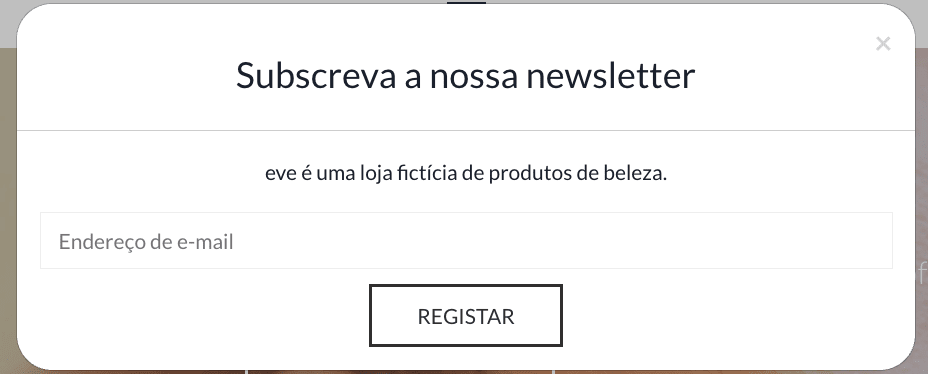 Módulo Newsletter