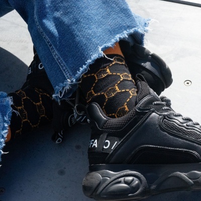 Meias&#x20;Cesium&#x20;Laranja