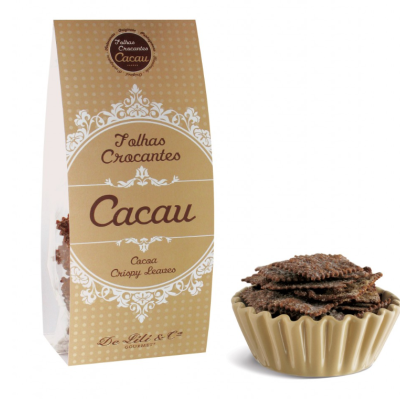 Folhas Crocantes de Cacau - De Lili Gourmet