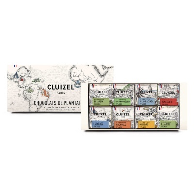 Caixa de Chocolates de Plantação Cluizel Paris 80g