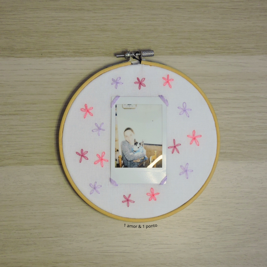 Quadro moldura flores