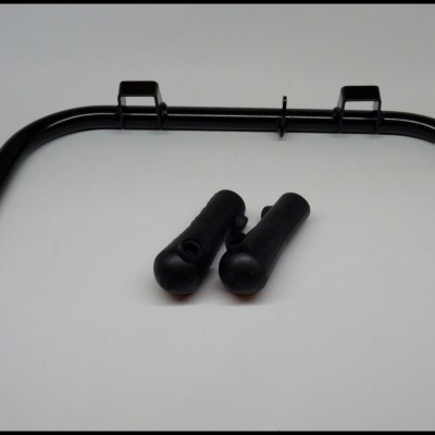 Descanso central preto para Vespa