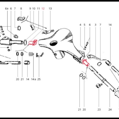 Kit de roldanas de mudança/aceleração para Vespa