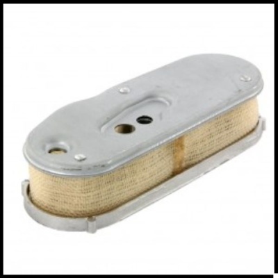 Filtro de ar metálico com elemento filtrante bege