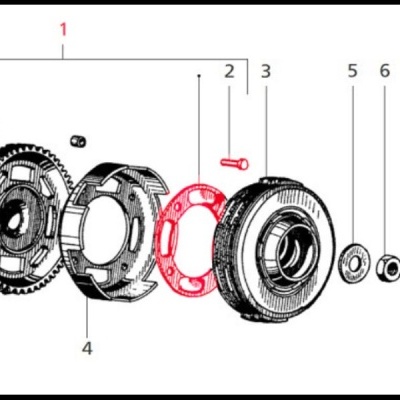 Kit de reparação primário/caixa de transmissão para Vespa