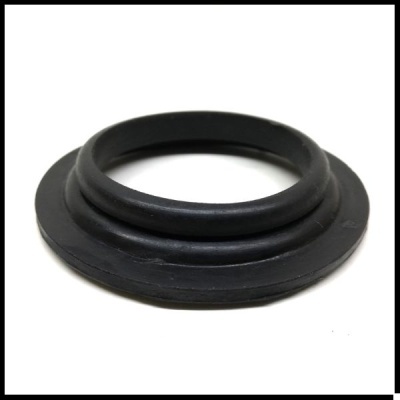 Anel vedante de borracha preto circular