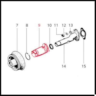 Casquilho colector de admissão ar para Vespa