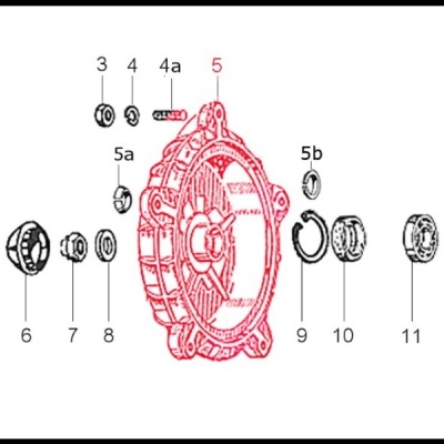 Tambor do travão atrás para Vespa