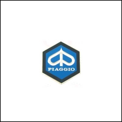 Emblema PIAGGIO hexagonal nariz para Vespa