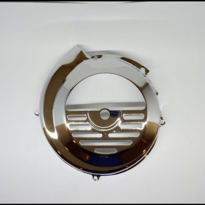 Tampa volante motor cromada para Vespa