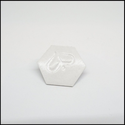 Emblema PIAGGIO hexagonal nariz para Vespa