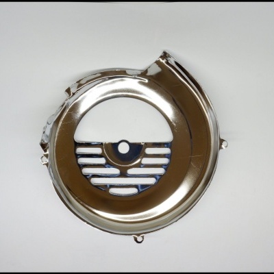 Tampa volante motor cromada para Vespa