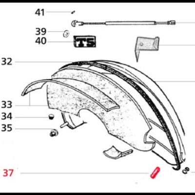 Borracha proteção ganchos balões para Vespa