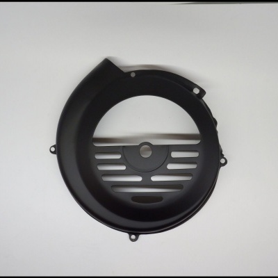 Tampa volante motor preta para Vespa