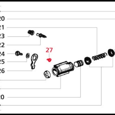 Válvulas cilindro de travão para Vespa