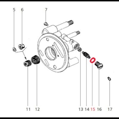 Anel vedante semfim para Vespa