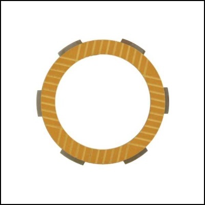 Anel amarelo com listras e apêndices pretos