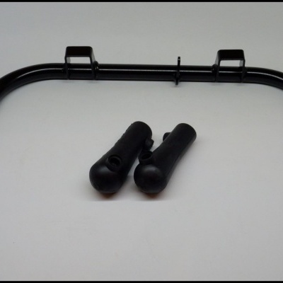 Descanso central preto para Vespa