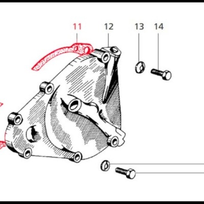 Junta tampa de embraiagem smallframe