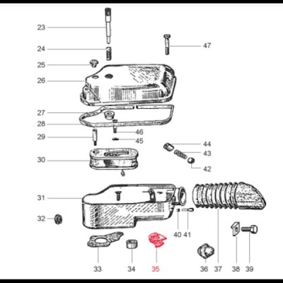 Borracha tubo de gasolina cuba do carburador para Vespa