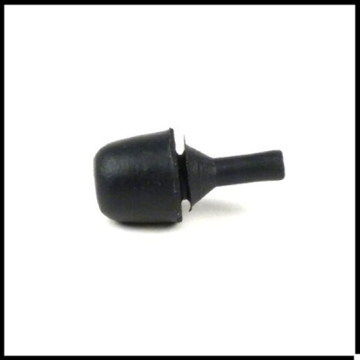 tampão ou protetor de borracha preto