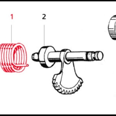 Mola de retorno pedal kick para Vespa