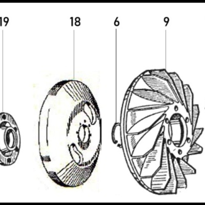 Borracha volante para Vespa