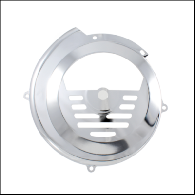 Tampa volante motor cromada para Vespa