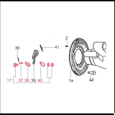 Serra cabos do cabo de travão traseiro para Vespa