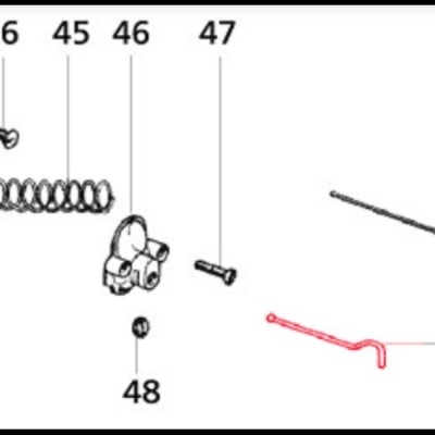 Ganchos DELL'ORTO cabo do acelerador/válvula de estrangulamento SI para Vespa