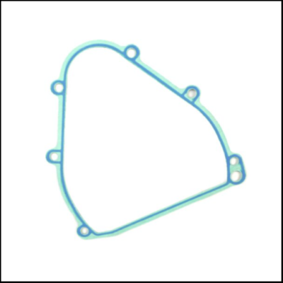 Junta de vedação azul clara com vários orifícios