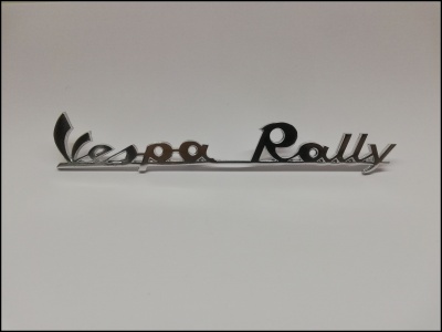 Legenda "Vespa Rally" traseira para Vespa