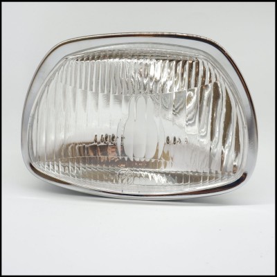 Farol frontal BOSATTA trapezoidal para Vespa