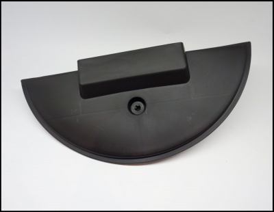 Cobertura de roda 10 sobresselente preta para Vespa