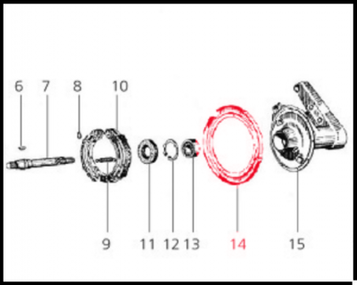 Chapa de proteção contra pó braço da suspensão travão, frontal para Vespa