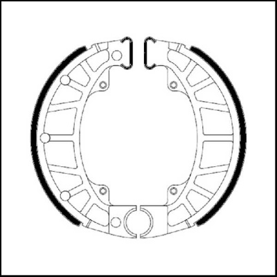 Maxilas de travão T19 atrás para Vespa