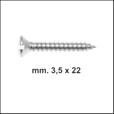 Parafuso para unhas/calhas de Vespa