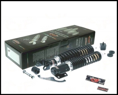 Kit de amortecedores CARBONE Sport frente & atrás para Vespa