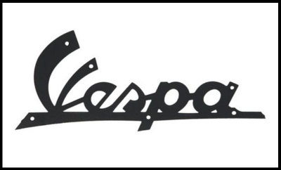 Legenda "Vespa" avental frontal para Vespa