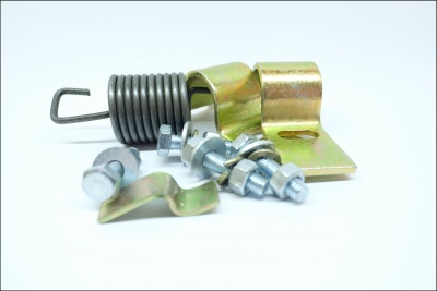 Kit de chapas de fixação do descanso central para Vespa