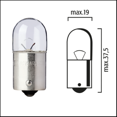 Lâmpada BA15s 6V/5W