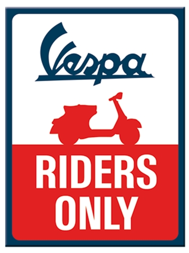 Íman Vespa Riders Only