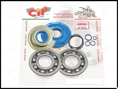 Kit jogo rolamentos cambota volante e embraiagem para Vespa