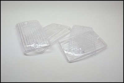 Kit de vidros pisca BOSATTA completo frontal & atrás para Vespa