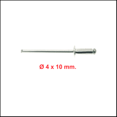 Rebite extremo de calhas para Vespa