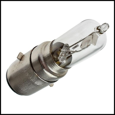 LÂMPADA HALOGÉNIO BA20D 12V-35/35W