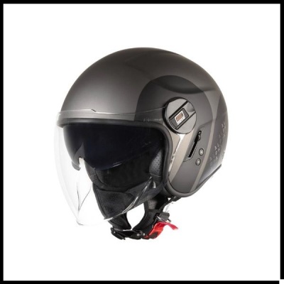 Capacete Origine ALPHA Track Black/Titanium