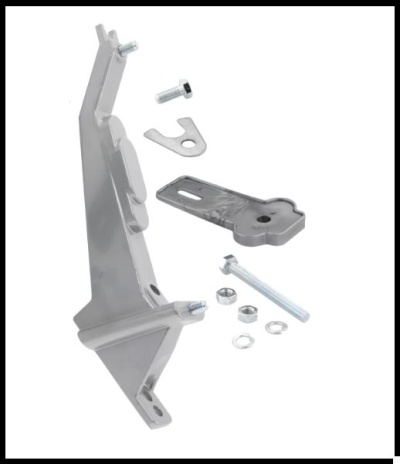 Suporte de roda sobresselente para jantes abertas 10", central frontal para Vespa