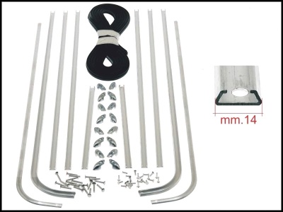 Jogo de calhas de estrado para Vespa